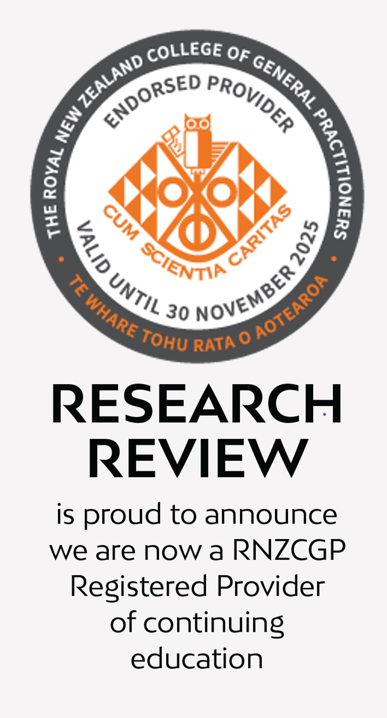 RNZCGP web banner